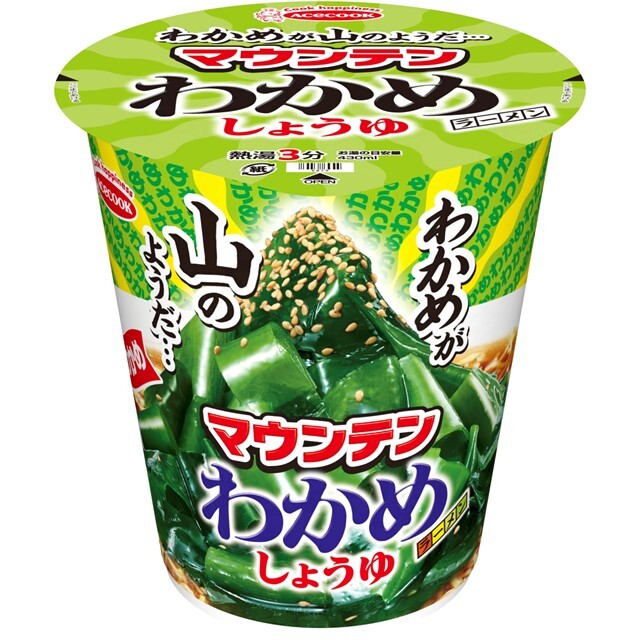タテロング　マウンテンわかめラーメン　しょうゆ